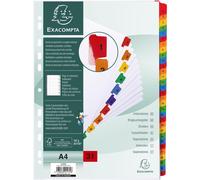 EXACOMPTA Répertoire en carton 1-31 DIN A4 blanc 31 pièces