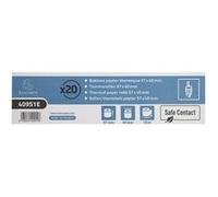 Exacompta - Rouleau (5,7 cm x 18 m) - 52 g/m² - 20 rouleau(x) papier thermique simple couche G