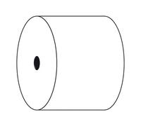 Exacompta - Réf. 40340E - Carton de 50 bobines pour tickets de caisse et balance - largeur 57 mm x diamètre 80 mm - mandrin 12 mm - 1 pli thermique 55g/m² - Métrage (+ ou - 2m) : 76 m - Blanc