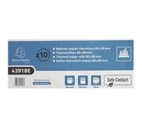Exacompta - Rouleau (8 cm x 76 m) - 52 g/m² - 10 rouleau(x) papier thermique simple couche G