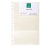 Exacompta Recharges pour Exacard 75034e – Sachet de 10