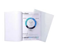 EXACOMPTA Sachet de 10 chemises de présentation pour relier avec Serodo PVC lisse 20x100e - A4 - Cristal