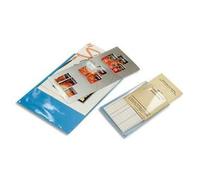 Exacompta - Réf. 387105E - Sachet de 10 étuis protection simple 2 faces pour protéger les documents au format A5 (14,8 x 21 cm) - En PVC lisse Haute qualité - Usage intensif - Couleur cristal