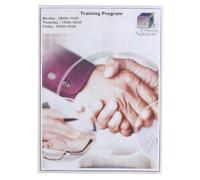 EXACOMPTA Sachet de 10 étuis de protection simple PVC lisse 20/100e - A5 - Cristal