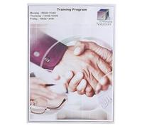 EXACOMPTA Sachet de 10 Etuis simples A5 PVC 15/100 eme