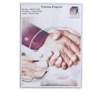 Exacompta Sachet De 10 Etuis Simples A5 Pvc 15/100 Eme