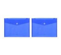 EXACOMPTA Sachet de 5 pochettes-enveloppes scratch A4 en polypropylène 2/10e. Coloris assortis (Lot de 2)