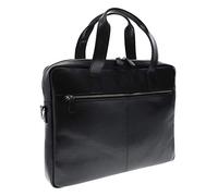 Exacompta Sacoche ordinateur Exactive Cuir vachette véritable pour 15,6 pouces Noir