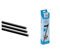 EXACOMPTA Serodo Lot de 15 rails de serrage Noir A4 18 mm