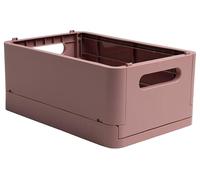 Exacompta Caisse pliable SMARTCASE 27,6x18,8x12 cm - Livrée à plat - Vieux rose