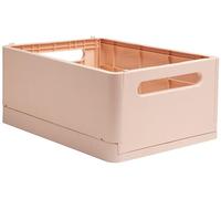 Corbeille de Rangement case pliable Maxi format A4 - Rose