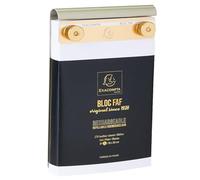 Exacompta Socle FAF N°2, format 16X10cm en tôle aluminium avec recharge papier uni