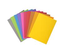 Exacompta Sous-chemises Rock''s 80 g/m2 - 22 x 31 cm - Paquet de 100 en couleurs vives assorties