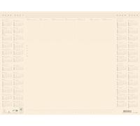 Exacompta 33400E - Sous-main millésimé 4 Années - 40 cm x 54 cm - Années 2026 à 2029