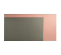 EXACOMPTA Sous-main souple PU Bicolore 40x80cm - Couleurs assorties