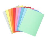 Exacompta SUPER 250 Chemise A4 pour 200 feuilles jaune, rouge, vert, orange, rose, bleu clair, vert pâle, bleu foncé, crème,…