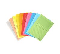 Exacompta Chemise à fenêtre SUPER 160 g/m² sans plastique - PEFC A4 22×31 cm pastel - pack de 10
