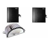 [Ref:61550B] EXACOMPTA Trieur accordéon A-Z, pour format A4, noir