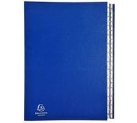 EXACOMPTA Trieur Ordonator, A4, A-Z, 26 compartiments, bleu Bleu G