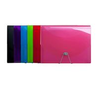 EXACOMPTA Trieur valisette 13 compartiments en polypropylène IDERAMA PP - 24x32cm - Couleurs assorties