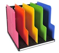 Exacompta Trieur vertical Modulotop, 5 séparateurs - Noir/Arlequin