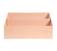 EXACOMPTA Trieur vertical / porte lettres 3 compartiments carton Aquarel - Corail