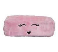 Exacompta - Trousse - fourrure synthétique - bleu, rose, ivoire, mauve G