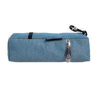 Exacompta - Réf. 52790E - 1 trousse pot à crayons Bee Blue en polyester motif nid d'abeilles - transformable en pot à crayons avec pince clip - couleurs aléatoires, bleu clair ou bleu marine