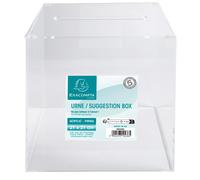 EXACOMPTA Urne transparente 21X21X21 cm - Cristal