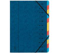 Exacompte Trieur 12 Compartiments, Bleu 1 Unité(S)
