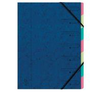 Exacompte Trieur 7 Cases, Bleu 1 Unité(S)