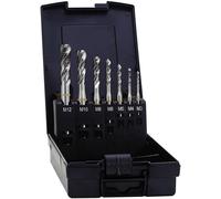 Exact 05112 Set de tarauds pour machine 7 pièces métrique coupe à droite DIN 371 HSS forme B 1 set