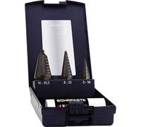 Exact 1605209 HSS Jeu de forets coniques 3 pièces TiAIN tige à 3 surfaces 1 set