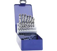 Exact - 32003 Hss Jeu De Forets Pour Le Métal 19 Pièces Meulé Din 338 Tige Cylindrique 1 Set