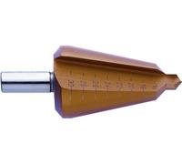 Exact 50104 HSS Foret conique TiN tige à 3 surfaces 1 pc(s)