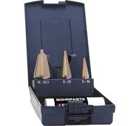 Exact - Jeu De Forets Coniques Hss 50105 3 - 14 Mm, 4 - 20 Mm, 16 - 30.5 Mm Tin 1 Set - 3 Pièces C93287