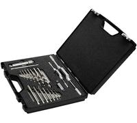 Exact 70542 Set de tarauds pour machine 18 pièces métrique coupe à droite DIN 371, DIN 376 HSS-E 1 set