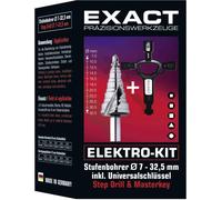 Exact 70606 HSS Foret étagé tige cylindrique 1 set