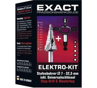 Exact - 70606 Hss Foret étagé 7 - 32.5 Mm Tige Cylindrique 1 Set