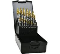 exact! Jeu de forets hélicoïdaux HSS-G 74562 – 25 pièces DIN338, angle de pointe 118°