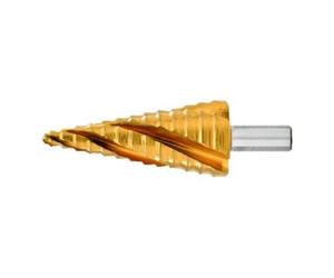 EXACT Exact Foret étagé HSS TiN 4 spirales 6-30mm Quantité:1