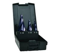 EXACT Exact Jeu de forets étagés HSS TiAlN à 4 spirales 4-30 mm Quantité:1