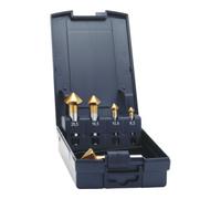 EXACT Exact Set de fraises coniques Advanced TiN Forme C 90° 6,3-25mm Quantité:1