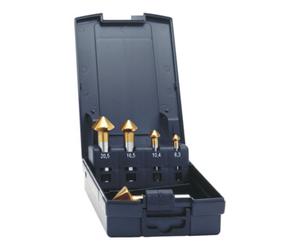 EXACT Exact Set de fraises coniques Advanced TiN Forme C 90° 6,3-25mm Quantité:1