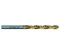 Exact - HSS Foret Hélicoïdal de 6,8 mm 32578 longueur totale 109 mm poli, Tin dIN 338 queue cylindrique 10 st.