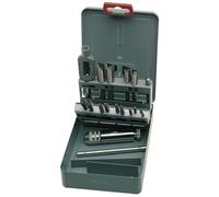 EXACT Jeu de tarauds DIN 352 M3-M12 16 pièces HSS coffret en métal