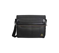 Exacompta - Réf. 17234E - 1 Besace Messenger ordinateur Exactive - pour ordinateur portable jusqu'à 14" - fermeture aimantée - passant au dos - dimensions 38 x 30,5 x 10 cm - couleur noir