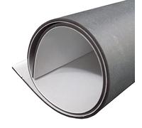 Exactly Rubber Feuille de silicone noire avec adhésif PSA - Duromètre 60 A 60 A, fabriqué aux États-Unis