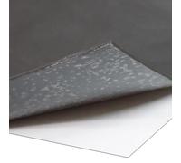 Exactly Rubber Feuille de silicone noire avec adhésif PSA - Duromètre 60 A 60 A, fabriqué aux États-Unis