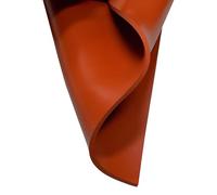 Exactly Rubber Feuille de silicone rouge de qualité commerciale - Duromètre 60 A 0,3 x 7,6 x 22,9 cm, fabriqué aux États-Unis